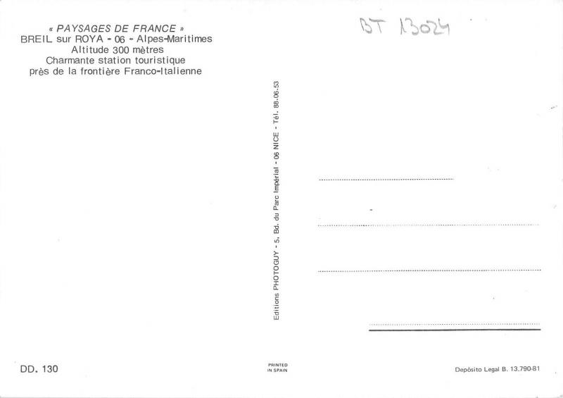 BT13024 Breil sur roya            France
