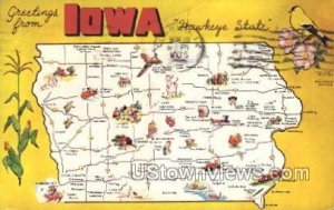 Greetings from Iowa Hawkeye State - Misc  