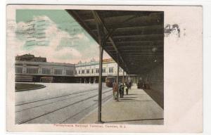 Pennsylvania Railroad Terminal Depot Camden New Jersey 1907 postcard