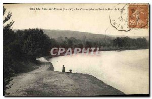 Postcard Old Ste Anne Sur Vilaine Vallaine Ponte Jack Roche Harbor