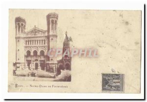 Lyon Old Postcard Notre Dame Fourvières