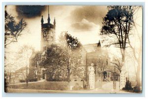1930 Smith College Hall Northampton Massachusetts MA RPPC Photo Postcard