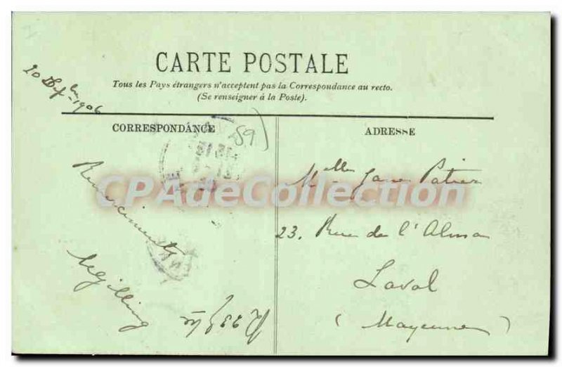 Old Postcard Dunkirk Commemorative Monument