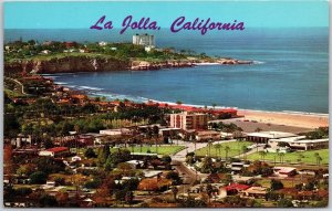 La Jolla California Jolla Shores Beach Tennis Club Sorrounded By Homes Postcard