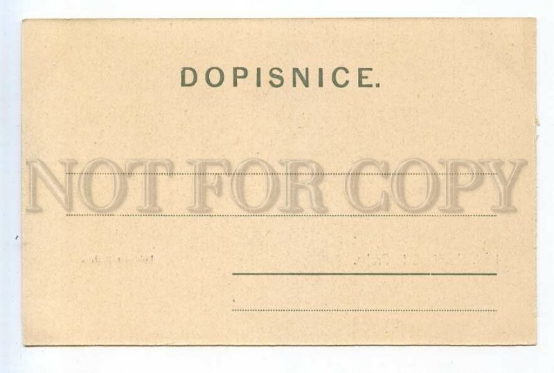 520444 Czech Republic Prague Vintage early postcard