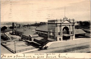 Postcard Union Railroad Station in Omaha, Nebraska~3025