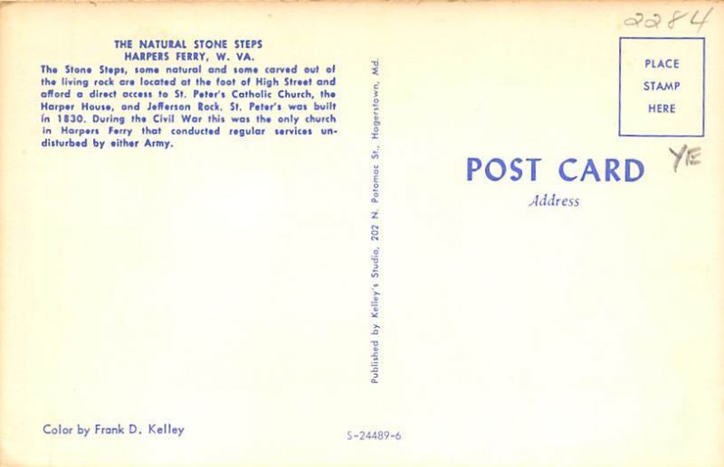 Natural Stone Steps, Harpers Ferry, WV