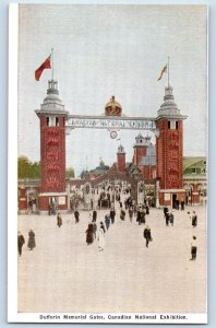 Toronto Canada Postcard Dufferin Memorial Gates Canadian Exhibition 1910 Vintage