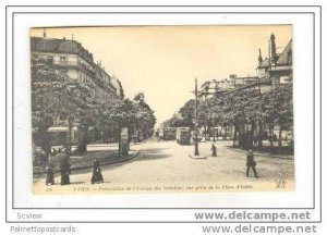 PARIS .-Prespective de l'Avenue des Gobelins, vue prise de la Place d'Italie,...