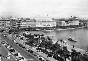 BG16473 ship bateaux car voiture hamburg jungfernstieg   germany CPSM 14.5x9cm