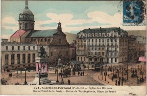 CPA Clermont Ferrand Eglise des Minimes, Grand Hotel de la Poste (1238244)