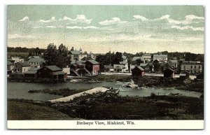 Bird's-Eye View, Mishicot, WI Postcard *7C(2)9
