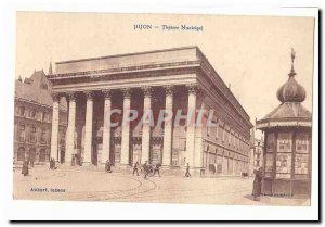 Dijon Old Postcard Municipal Theater