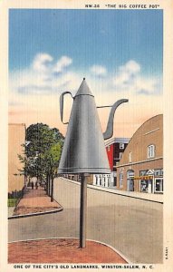 The Big Coffee Pot One of the City's Old Landmarks - Winston-Salem, North Car...