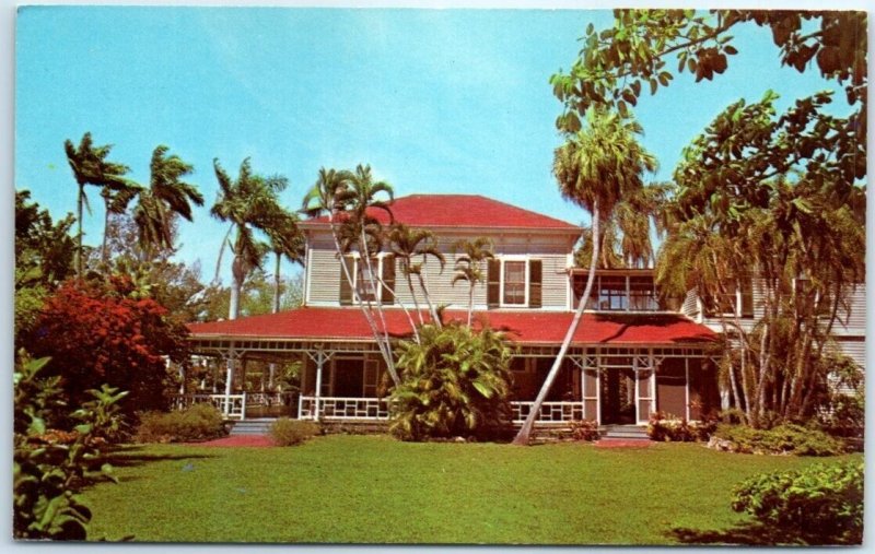 Postcard - Edison's Home - Fort Myers, Florida 