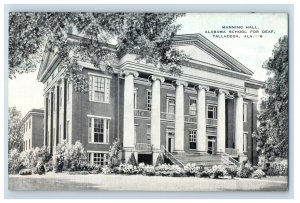 Vintage Manning Hall Talladega, Ala. Postcard F145E
