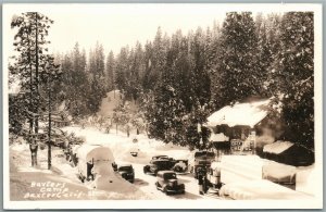 BAXTER CA BAXTERS CAMP VINTAGE REAL PHOTO POSTCARD RPPC