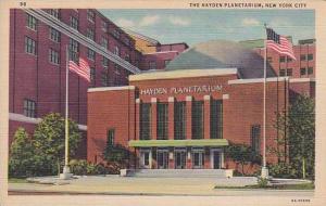 New York City The Hayden Planetarium