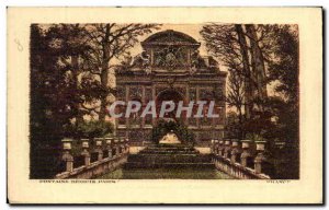 Old Postcard Fontaine Medicis Paris