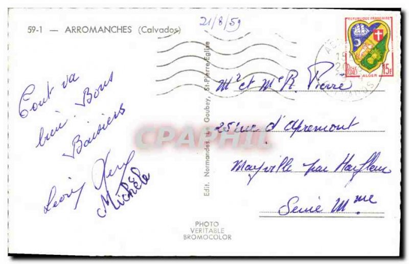 Modern Postcard Arromanches