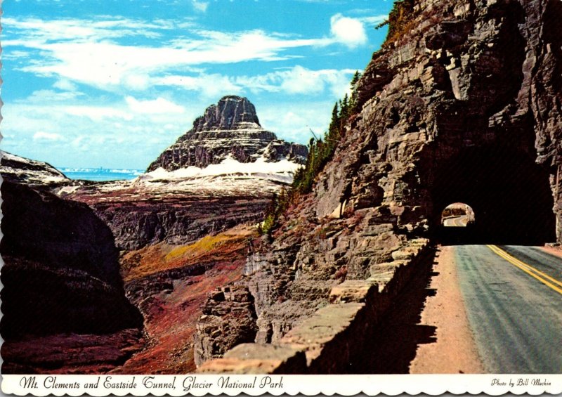 Montana Glacier National Park Mount Clements and Eastside Tunnel