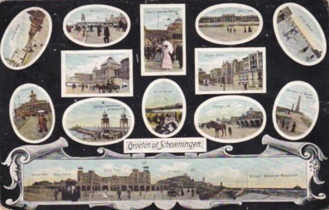 Netherlands Gruss Aus Scheveningen Multi Views 1906