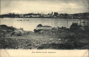 Sitka Alaska AK Mt Edgecombe Harbor c1910 Vintage Postcard