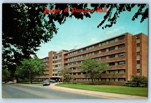 Lawrence Kansas KS Postcard Joseph R. Pearson Hall Campus University Kansas 1960