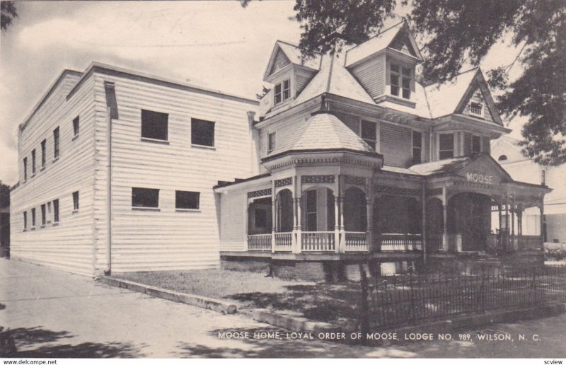 WILSON , North Carolina , W/NEG , 30-40s ; MOOSE Lodge N0. 989