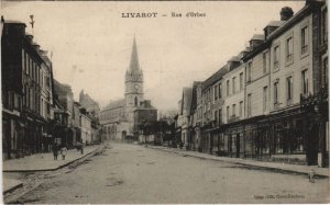 CPA LIVAROT Rue d'Orbec (1227411)