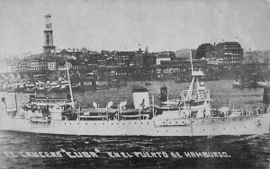Str Cuba Steamer Ship 