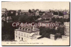 Old Postcard Dinard Vue Prize De La Tour Du Crystal Hotel