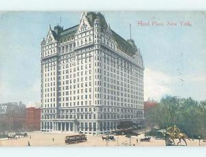 Divided-Back PLAZA HOTEL New York City NY B3166