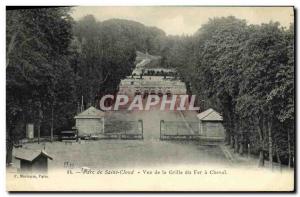 Old Postcard Parc de St Cloud View of the Iron Horse Grille