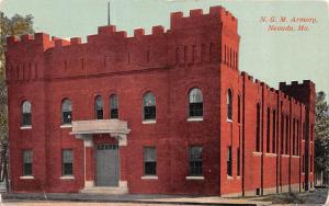 NEVADA, MO  Missouri              N.G.M ARMORY        1912 Postcard