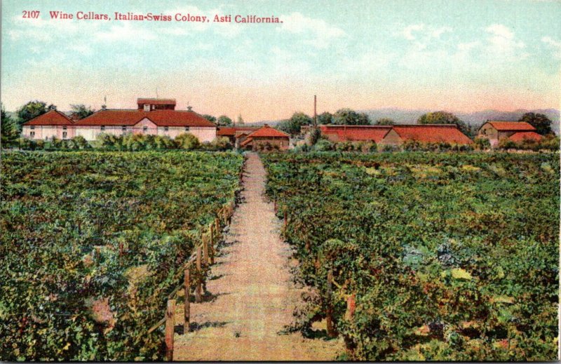 California Asti Italian Swiss Colony Wine Cellars