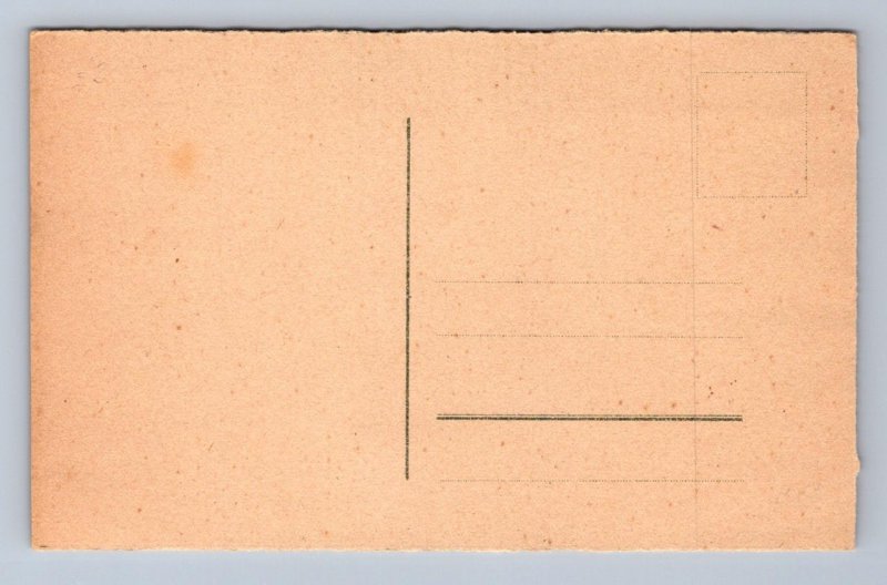 CHILDREN UMBRELLA GIFTS PURSE CHRISTMAS TREE HAND DRAWN POSTCARD (c.1910)