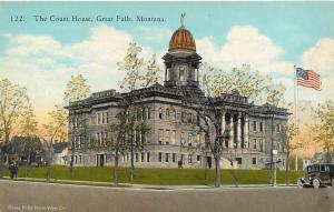 GREAT FALLS, Montana   MT    COURT HOUSE   ca 1910s     Postcard