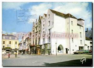 Postcard Modern Lagny Place De La Fontaine and His houses