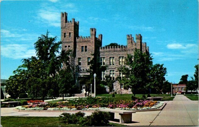 Normal,IL Cook Hall Old Castle on Campus Illinois State University Postcard