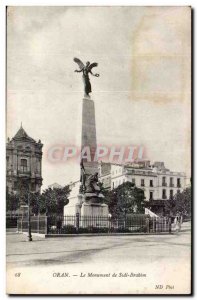 Algeria Oran Old Postcard Monument of Sidi Brahim