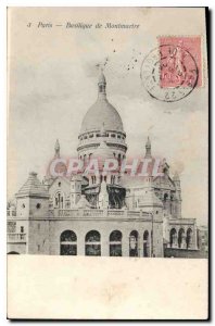 Postcard Old Paris Basilica of Montmartre