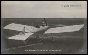 Germany Flugplatz Johannisthal Sanke Nr15 Max Schueler Ago Airplane  RPPC 64351