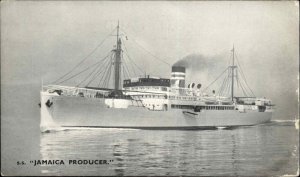 STEAMER STEAMSHIP SS Jamaica Producer Old Postcard