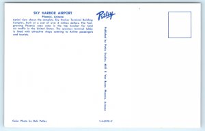 Phoenix AZ Arizona Sky Harbor Airport Postcard