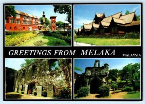 Greetings from MELAKA, MALAYSIA ~ Malacca ~ CITY HALL Sultanate Palace 4x6