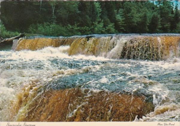 Michigan Tahquamenon Falls State Park Upper & Lower Falls Of Tahquamenon River