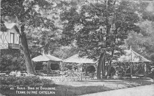 A827 France Paris Bois de Boulogne Ferme du Pre Catelan Farm vintage postcard