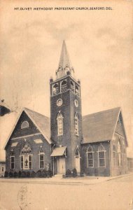 Seaford Delaware Mt Olivet Methodist Protestant Church Postcard AA110973