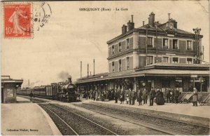 CPA SERQUIGNY La Gare (1149713)